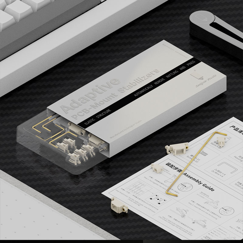 Keyboard Stabilizer Screw In - Tasarımcı Stüdyosu PCB Vidalı Sabitleyici Seti