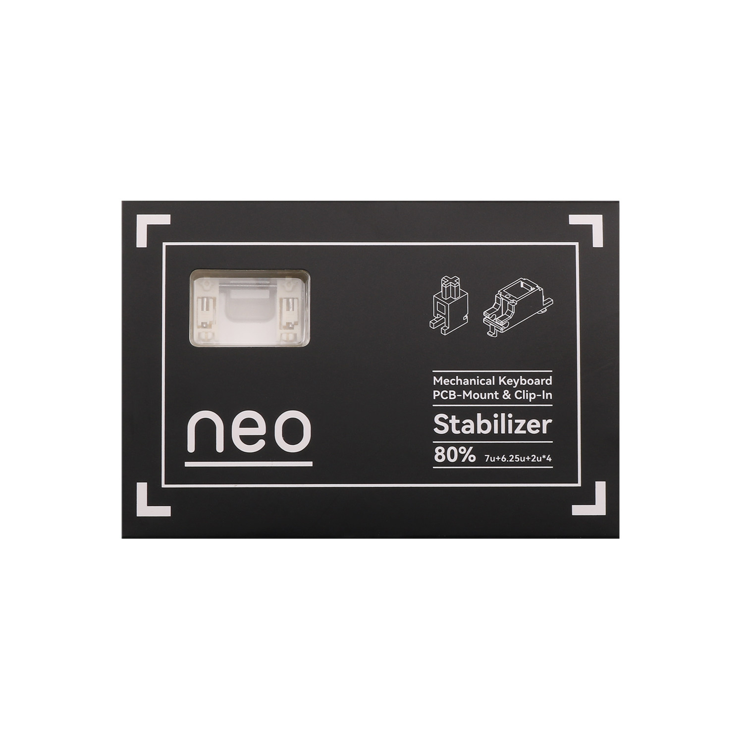 Keyboard Stabilizer Screw In - NEO X QK PCB Montaj Sabitleyici