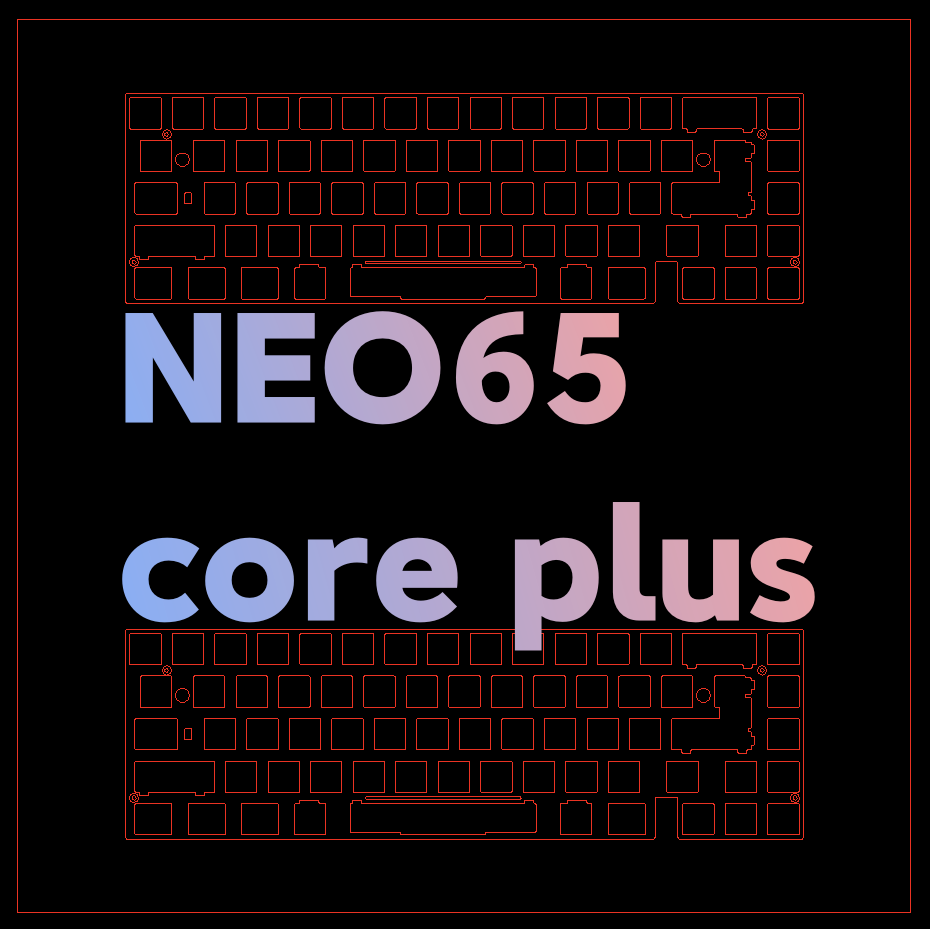 Keyboard Stabilizer Screw In - 65% NEO Core Plus Mekanik Klavye,