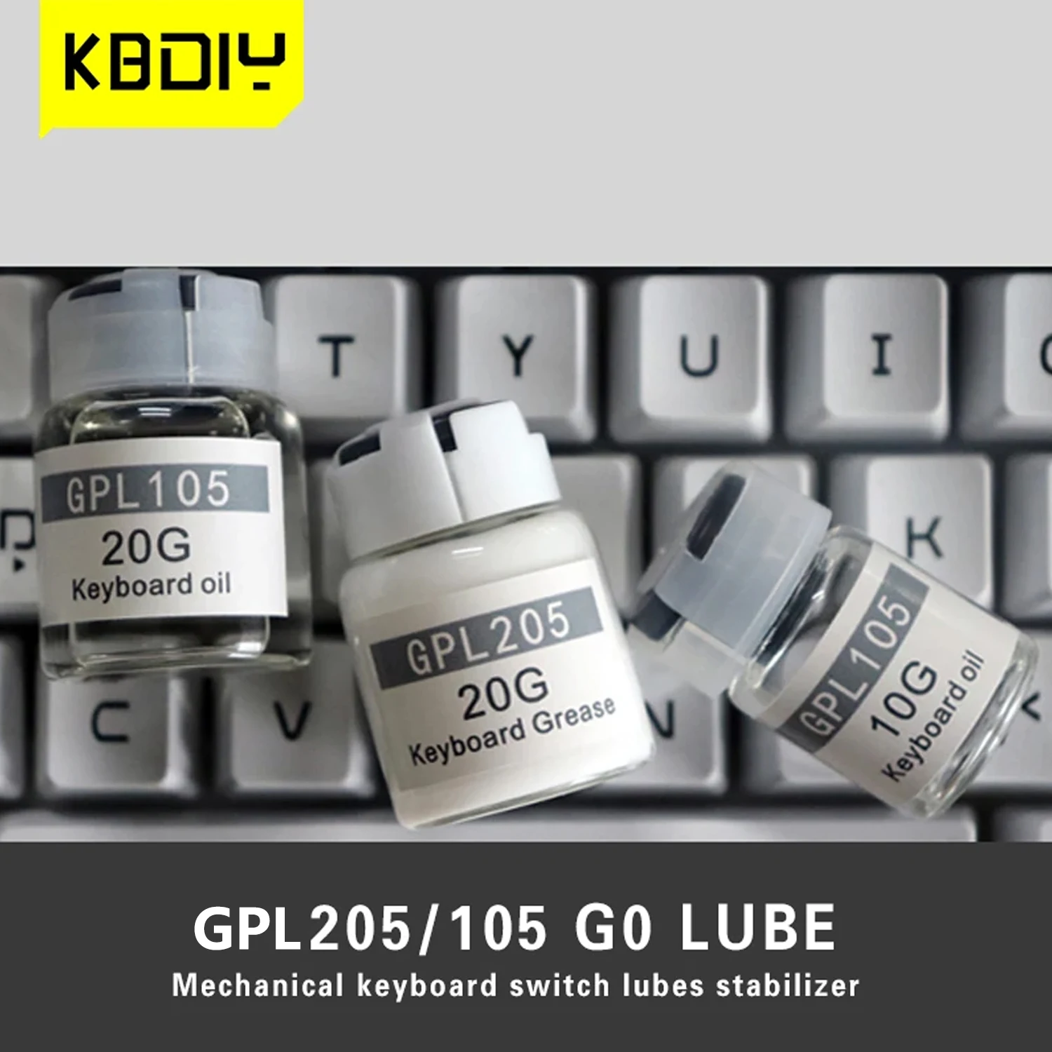 Keyboard Stabilizer Screw In - KBDiy Anahtarları Yağlama Gres Yağı GPL