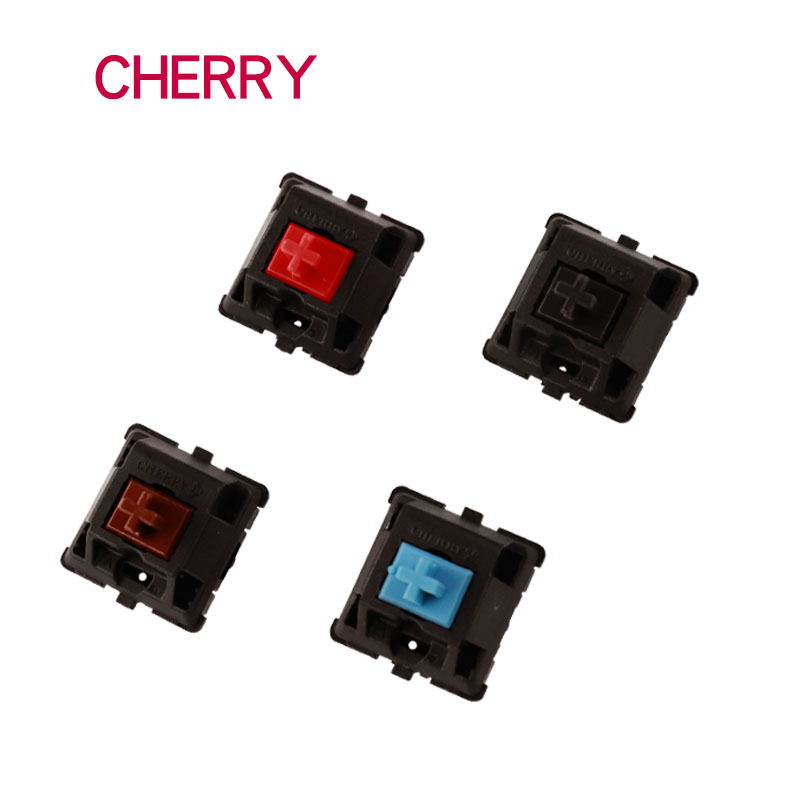 Cherry Mx Switch Blue Brown Red - Orijinal MX kiraz mekanik anahtarı siyah