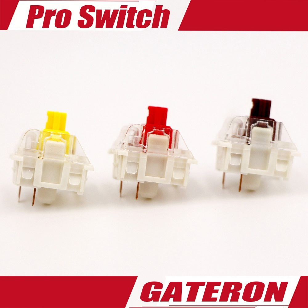 Gateron Switch Linear Tactile - Gateron sarı Pro anahtarları mekanik klavye