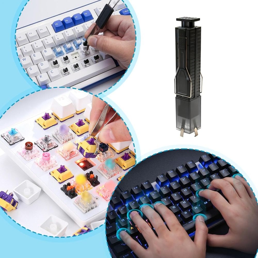 Switch Puller Keycap Puller Kit - 2'si 1 Arada Tuş Başlığı Çıkarıcı,