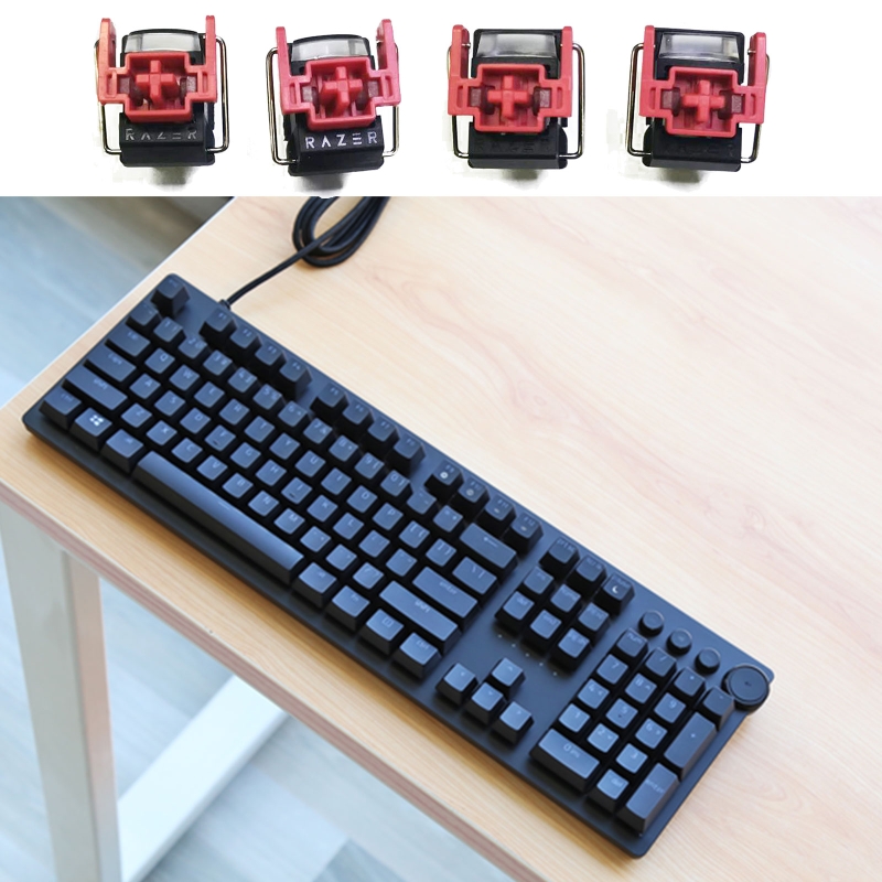 Optical Switch Keyboard Hotswap - 4 adet kırmızı optik anahtarları V2