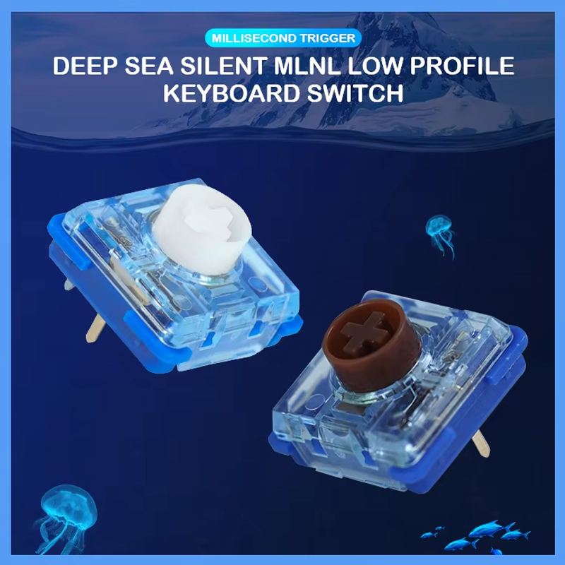 Silent Switch Mechanical Keyboard - Kailh Derin Deniz Sessiz Düşük Profil