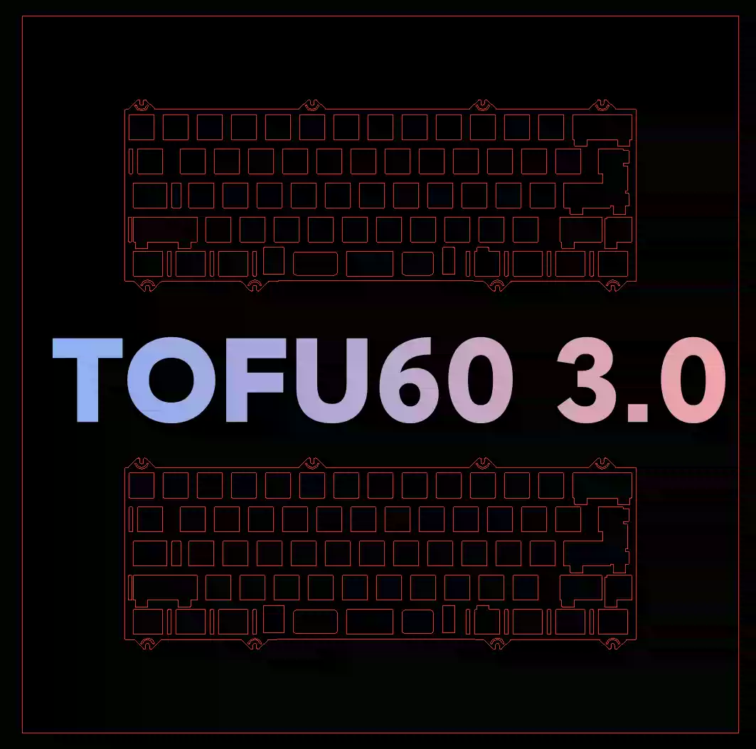 Keyboard Stabilizer Screw In - KBDFANS TOFU60 3.0 Versiyon Klavye Özel