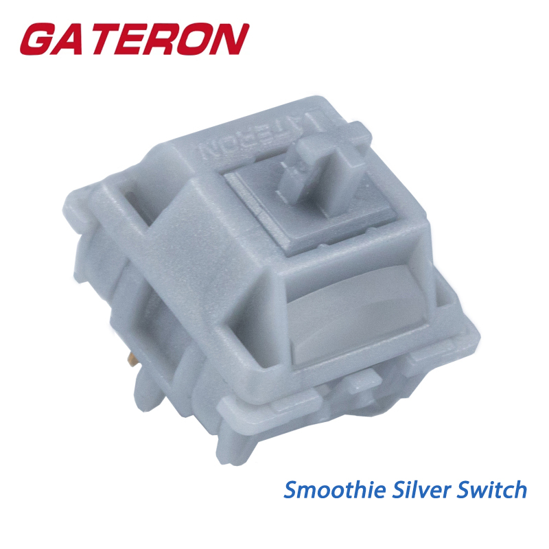 Keyboard Switch Lubed Linear 45G - Gateron yüzlü gümüş anahtarı lineer 5