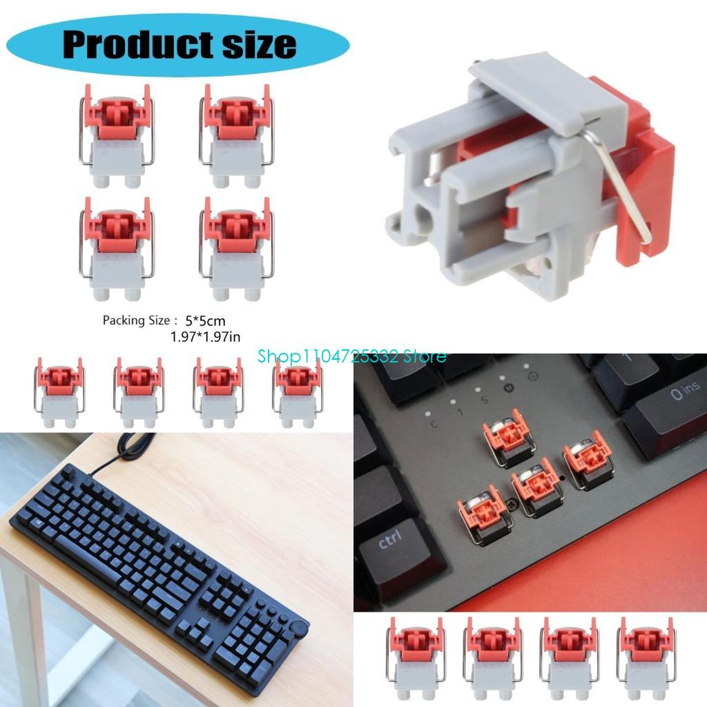 Optical Switch Keyboard Hotswap - P5EA 4 Adet V2 Kırmızımsı Çalışırken