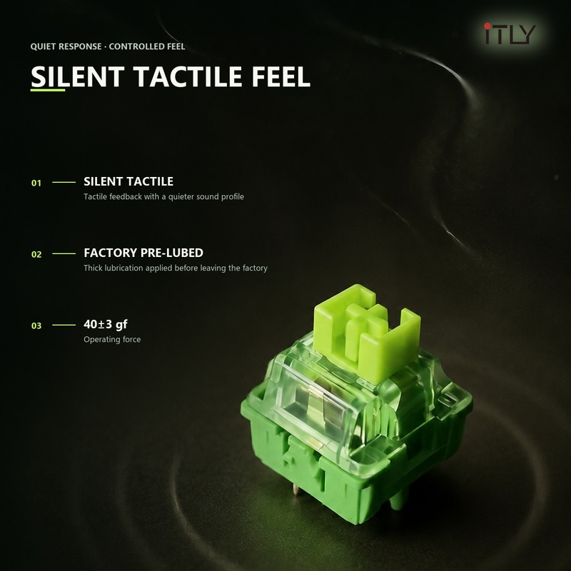 iTLY QingNing Lime Sessiz Doğr - Silent Switch Mechanical Keyboard incelemesi ve fiyatı