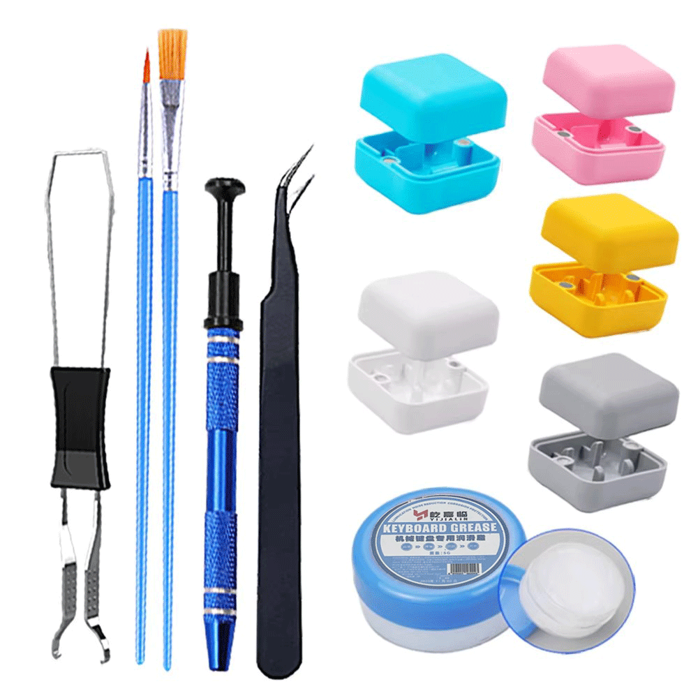 Klavye Yağlama Gres Kiti Çekti - Switch Puller Keycap Puller Kit incelemesi ve fiyatı