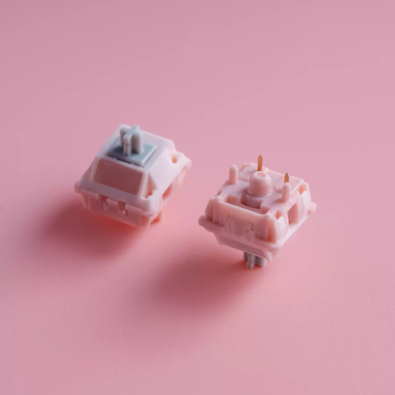 Pembe Renkli, Sisli Ada Temalı - Keyboard Switch Lubed Linear 45G incelemesi ve fiyatı