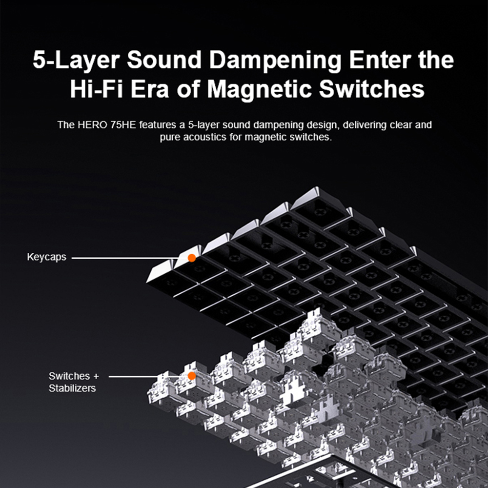 AULA HERO75 HE %75 Manyetik An - Hall Effect Magnetic Switch Keyboard incelemesi ve fiyatı
