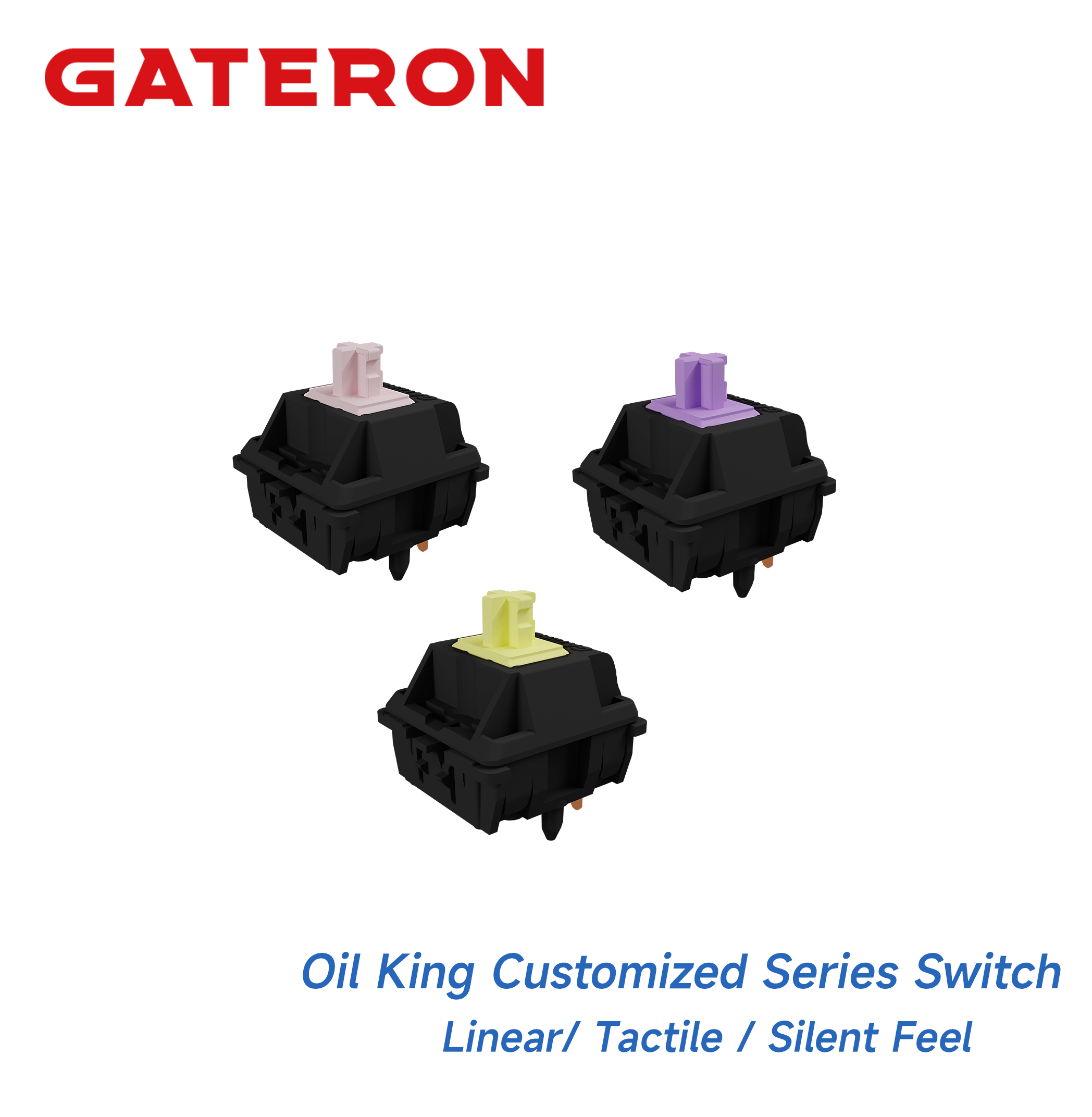 GATERON Oil King Familier Seri - Gateron Switch Linear Tactile incelemesi ve fiyatı