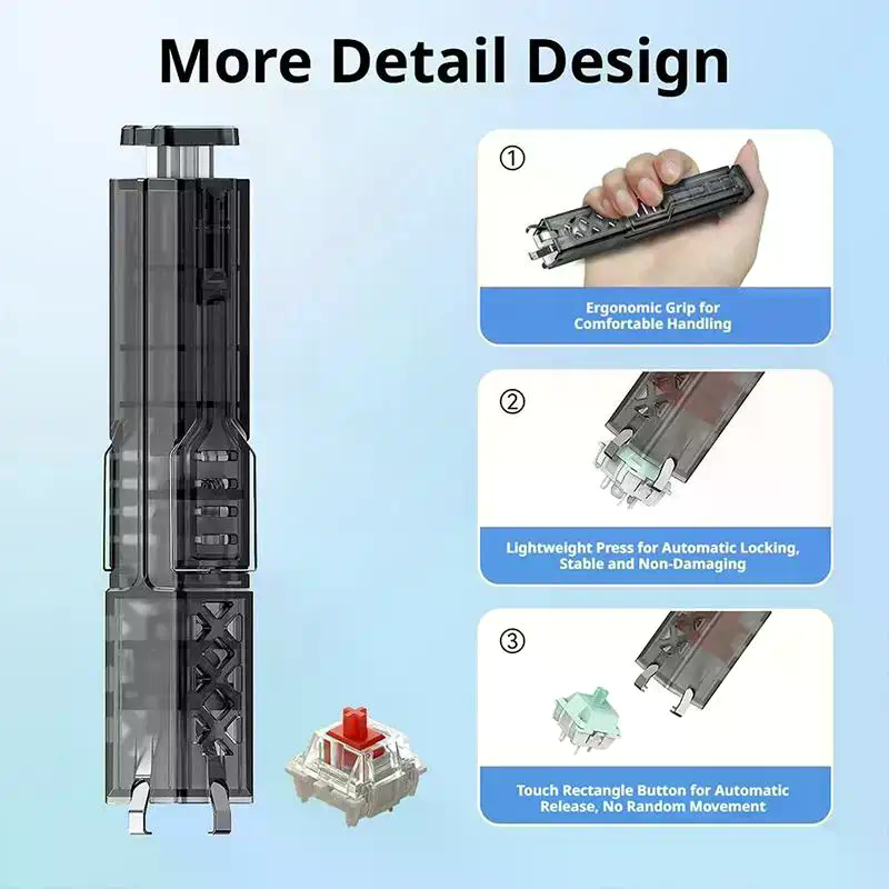 2 In 1 Klavye Tuş Anahtarı Çek - Switch Puller Keycap Puller Kit incelemesi ve fiyatı