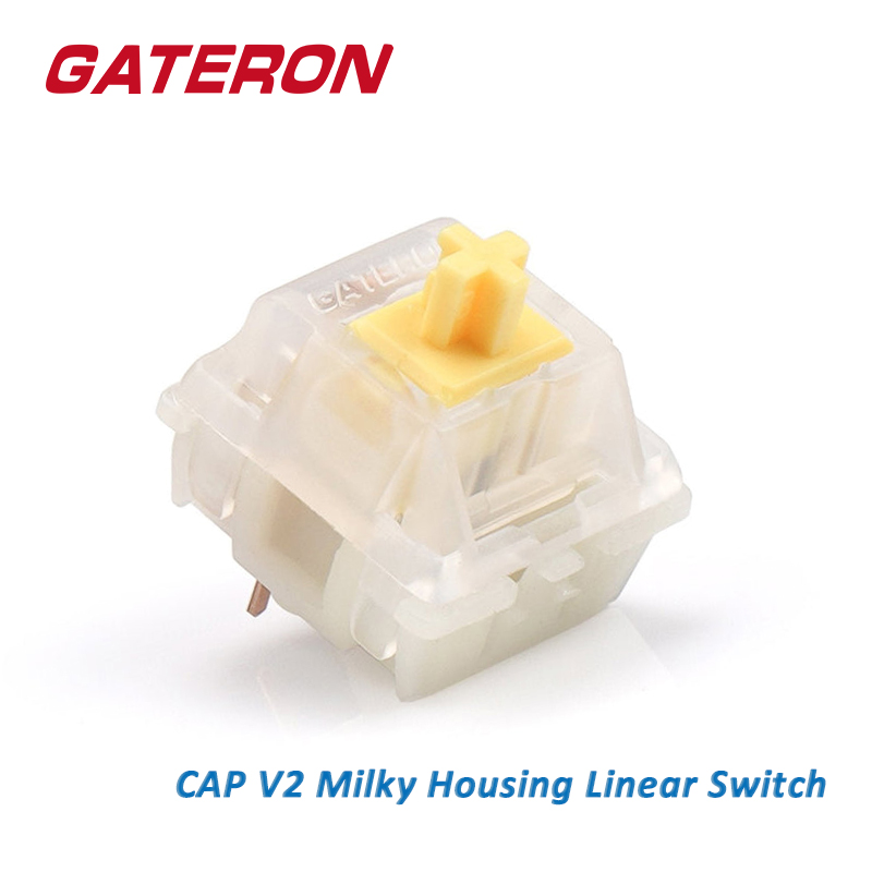 GATERON kap sütlü sarı lineer  - Hot Swap Keyboard Switch 5 Pin incelemesi ve fiyatı
