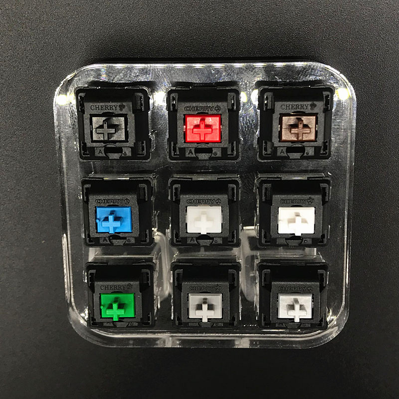 Yeni mekanik klavye eksen kira - Cherry Mx Switch Blue Brown Red incelemesi ve fiyatı