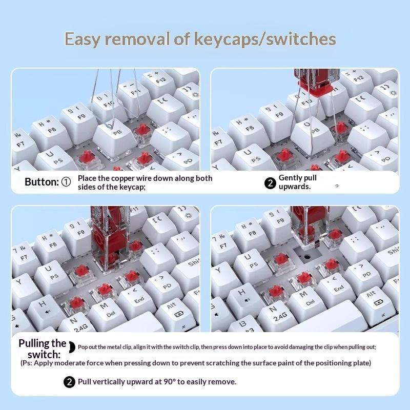 2'si 1 Arada Anahtar Çıkarıcı, - Switch Puller Keycap Puller Kit incelemesi ve fiyatı