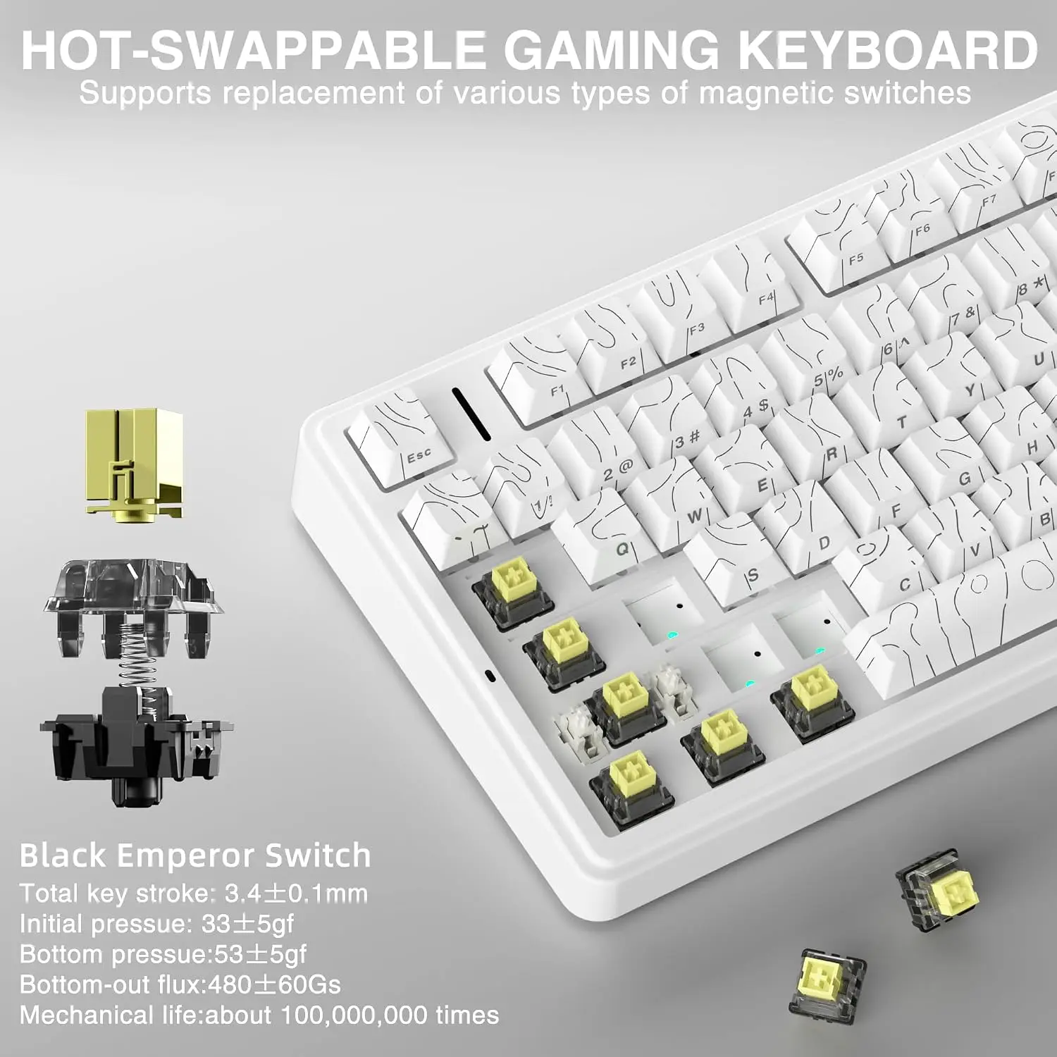 AULA F75 HE Manyetik Klavye, % - Hall Effect Magnetic Switch Keyboard incelemesi ve fiyatı