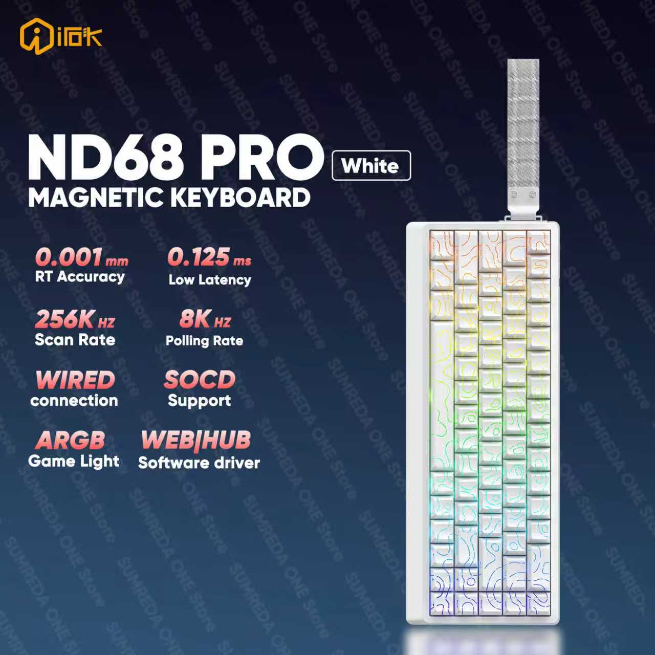 IROK ND68 Pro Oyun Mekanik Kla - Hall Effect Magnetic Switch Keyboard incelemesi ve fiyatı